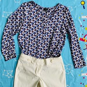 Boho long sleeve blouse. Size PM